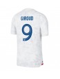 Frankrike Olivier Giroud #9 Replika Borta Kläder VM 2022 Kortärmad